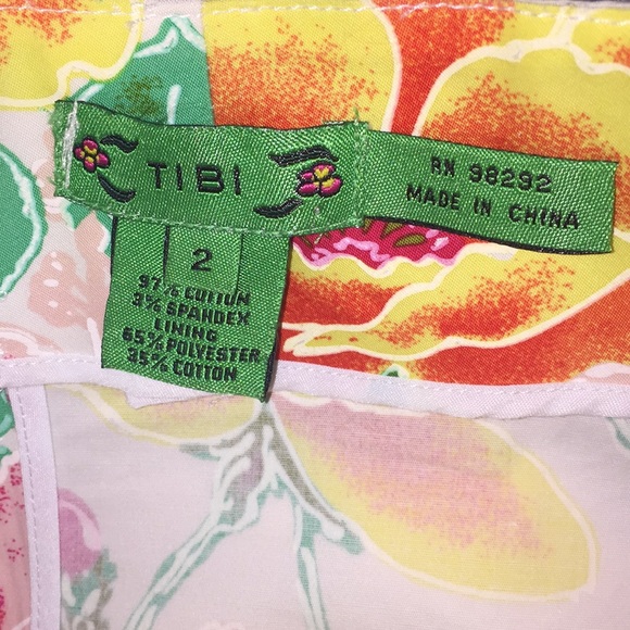 Tibi strapless floral dress with removable straps - Picture 4 of 4